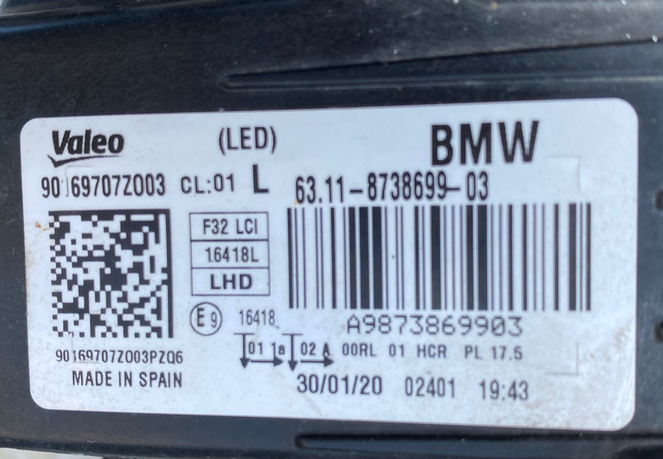 Фарове far BMW LED фар за Бмв Ф32 Ф33  фейс Bmw F32 F33 F36 LCI