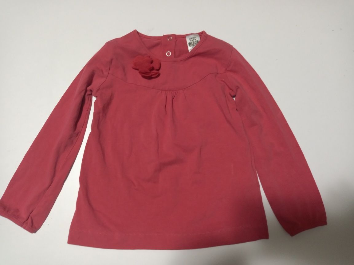 Set salopetă, sarafan, bluza, Zara 80 (12-18 luni)