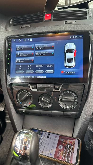 Navigatie android Skoda Octavia 2 FL NF CarPlay AndroidAuto SIM DSP