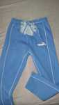 Vând pantaloni coustom baby blue