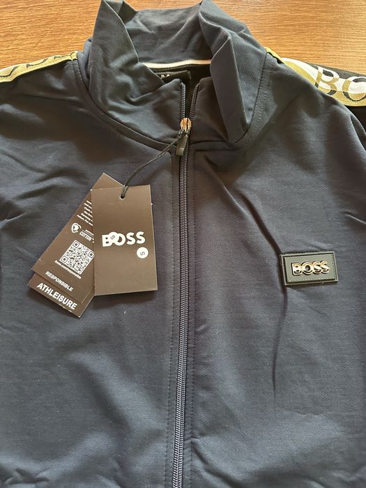 Мъжки,памучен,тъмно син екип Hugo BOSS