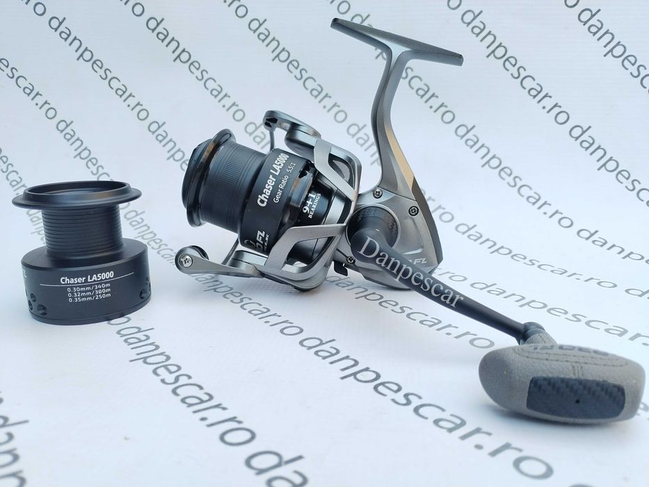Mulinetă Feeder si Crap PRO FL CHASER LA5000 tambur Long Cast