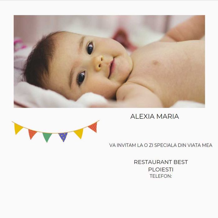 Invitatii nunta , botez , invitatie fizica si digitala