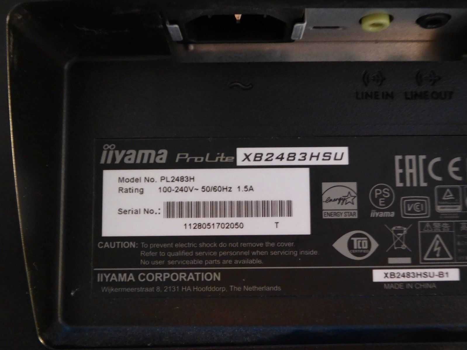 Монитор Iiyama xb2483hsu - 24'' Full HD AMVA 75Hz