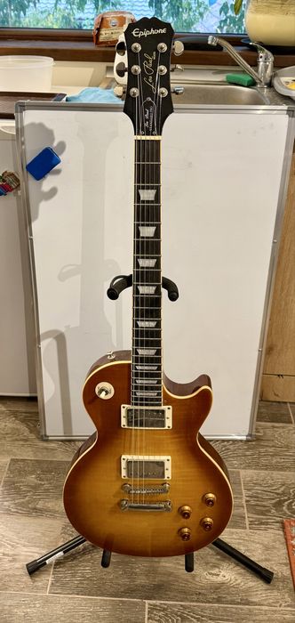 Epiphone Les Paul Standard Plutop Pro 2017 + Husă inclusa