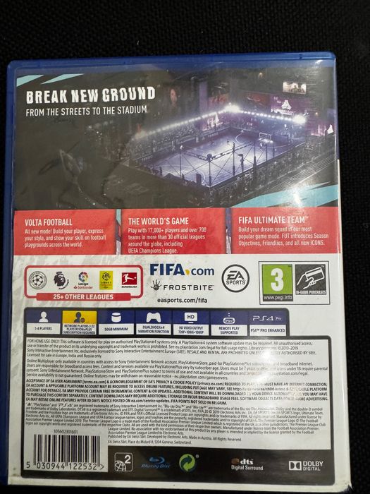 Видео игра FIFA 20 PS4