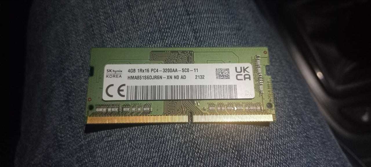 Оперативная память 4GB для ноутбука DDR4