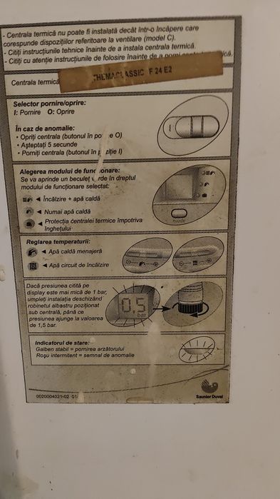 Centrală termică saunier duval