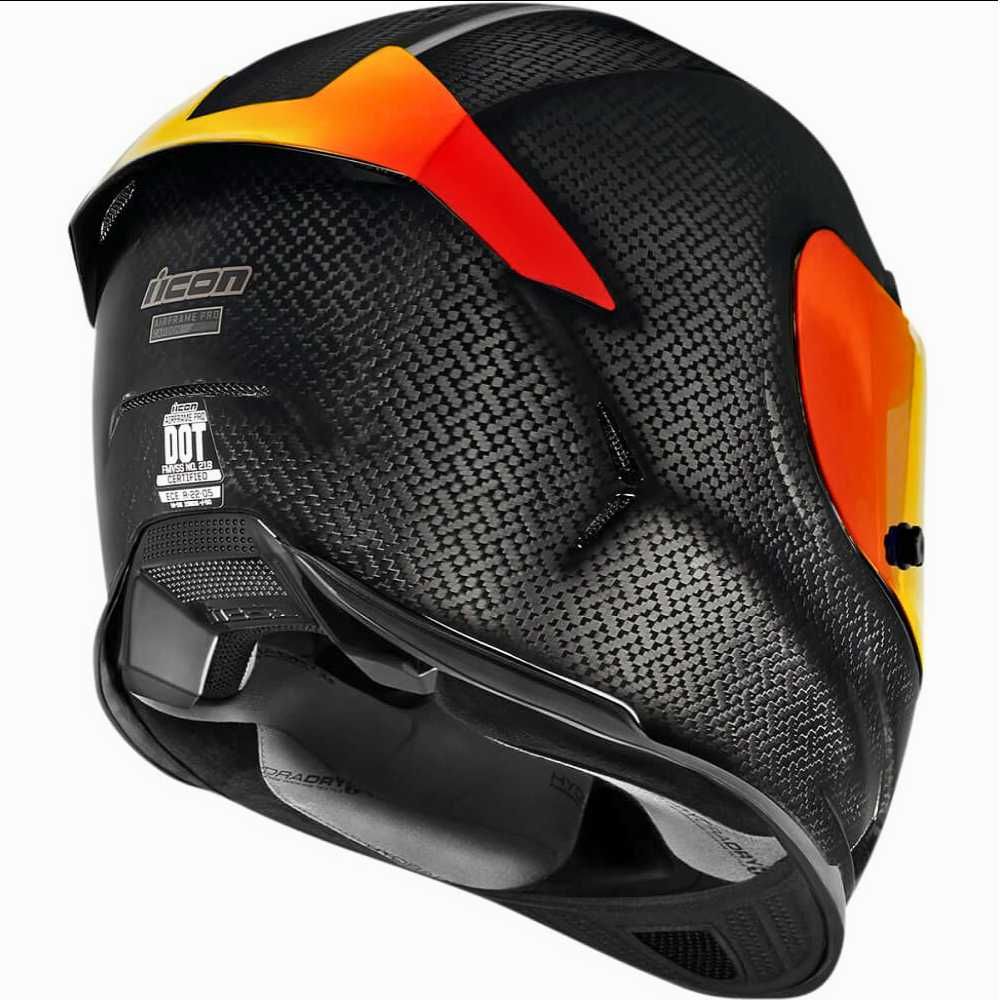 Каска ICON Airframe Pro™ Carbon 4Tress BLACK/RED - XXL