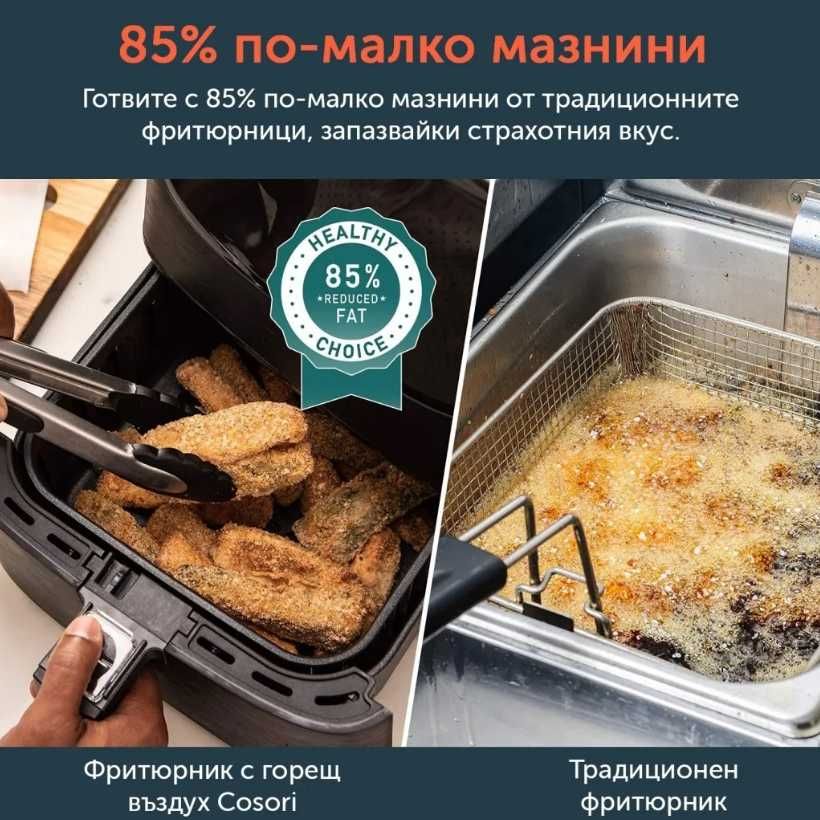 COSORI XXL 5.5L Premium Air Fryer CP158-AF, Фритюрник с горещ въздух