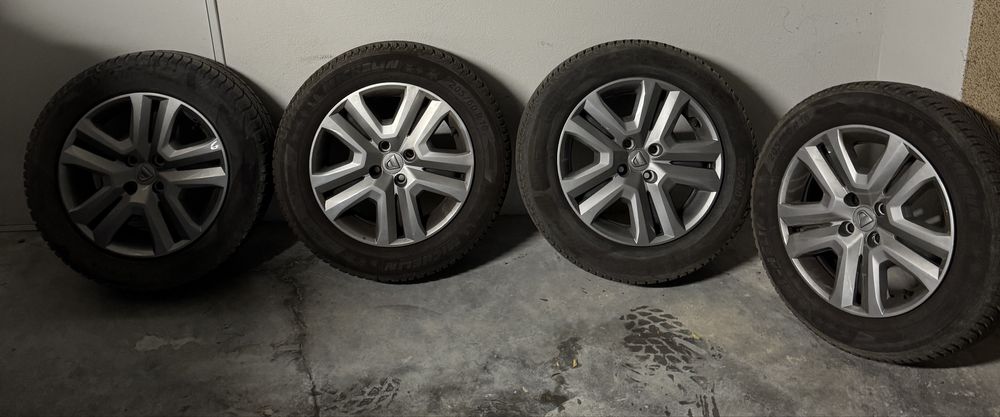 Set 4 jante plus cauciucuri michelin alpin 5 205/60/R16