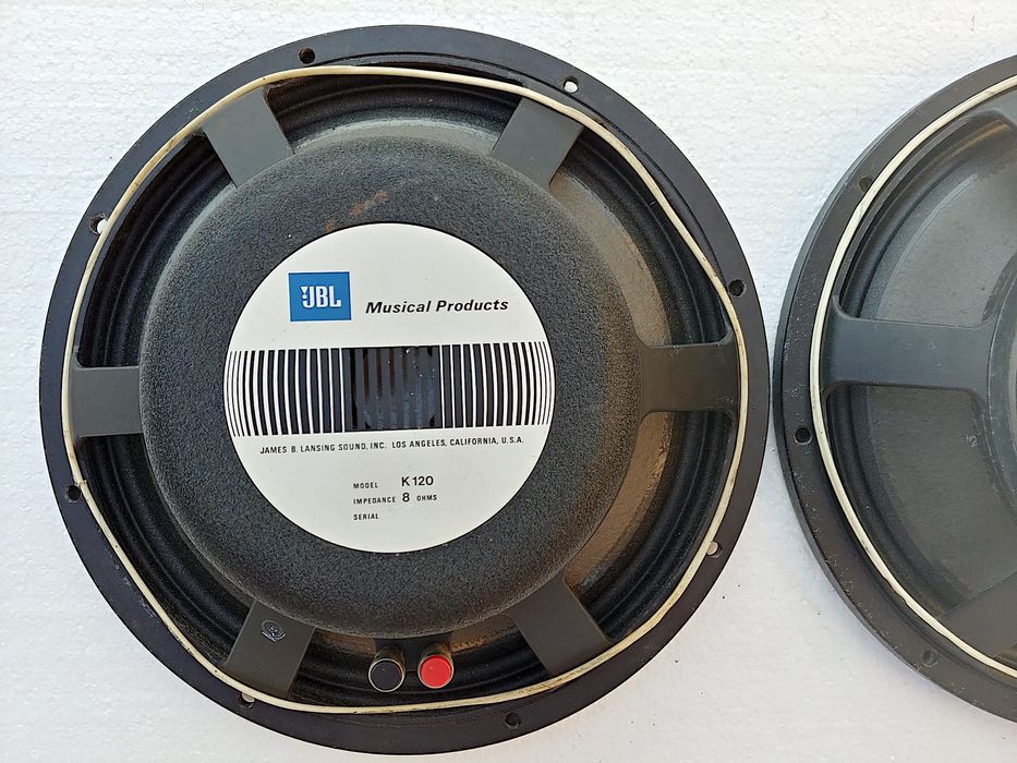 JBL K120 12'' alnico vintage difuzoare rare + garnituri made in USA