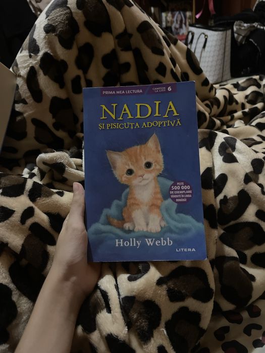 2 carti catelisul care nu putea sa doarma,nadia si pisicuta adop.