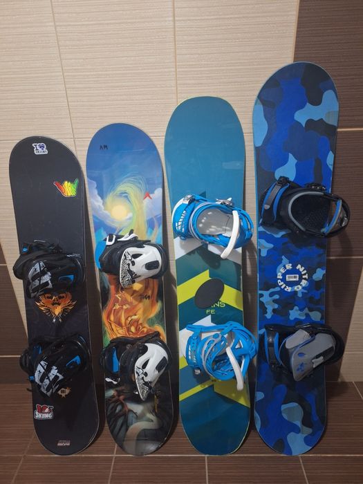 Placa snowboard copii-adulti-boots burton, nitro..