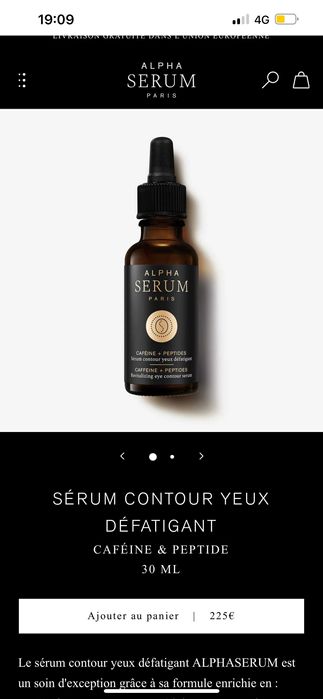 alpha serum paris de fata cu vitamina c si aur