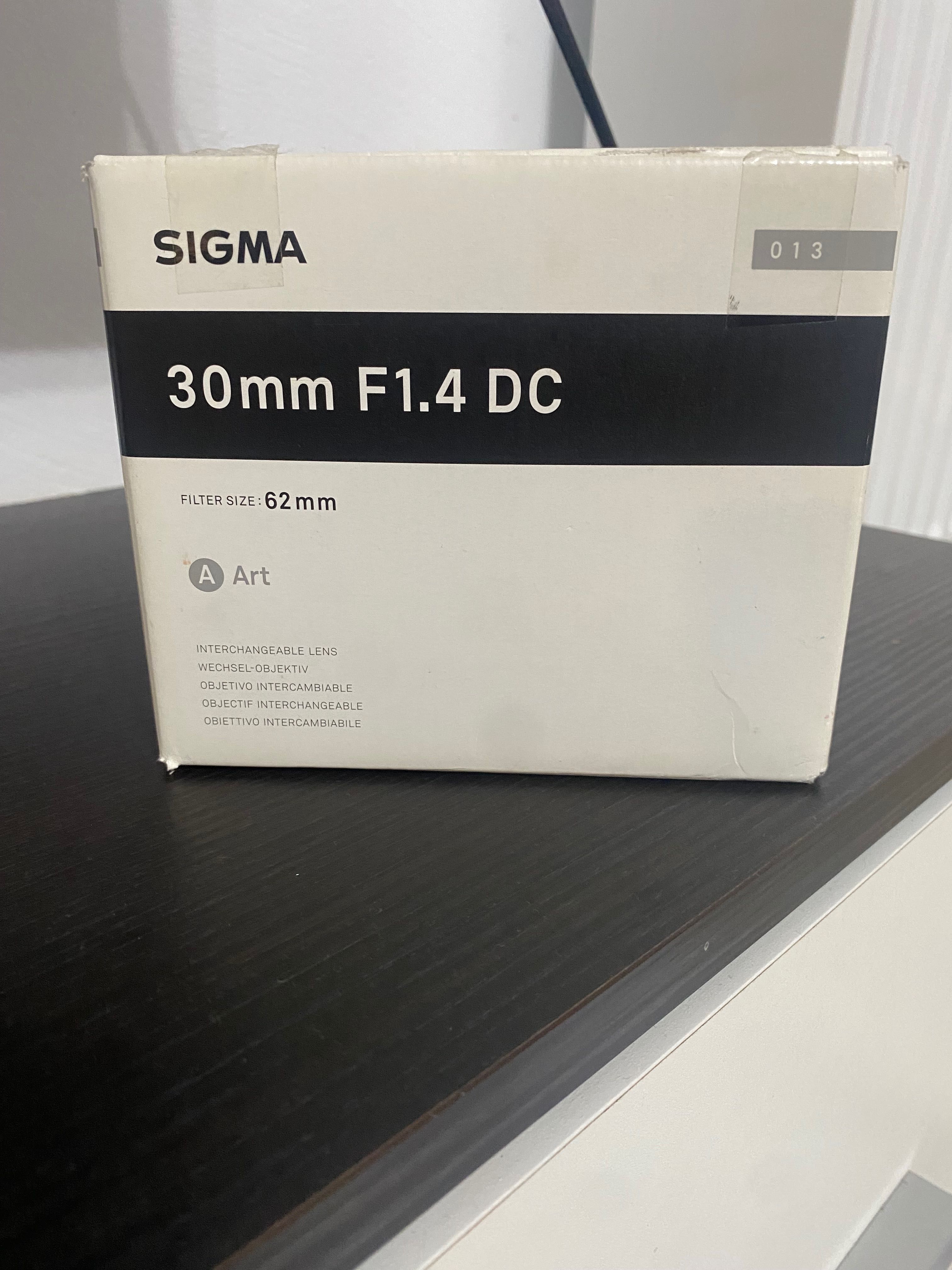 SIGMA, 30 mm F 1/4 DC HSM obiectiv arta pentru canon