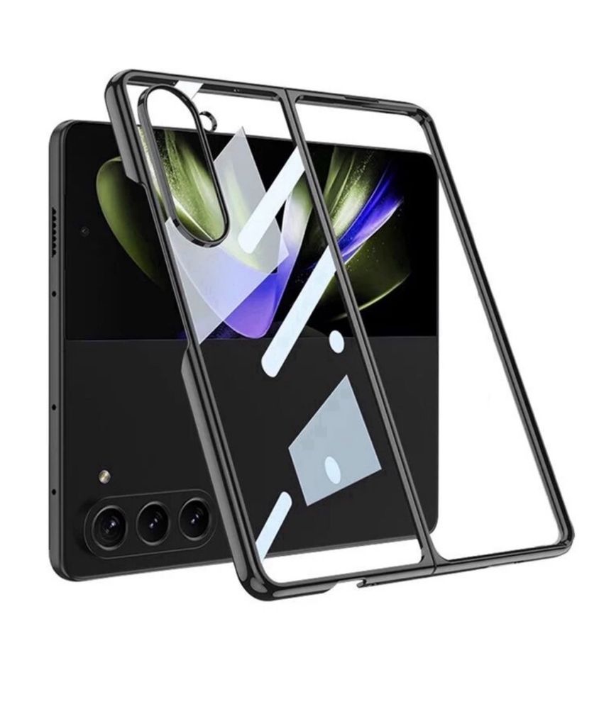 Husa Plastic Fata Spate Insertie Lucioasa Samsung Z FOLD 3 4 5 6
