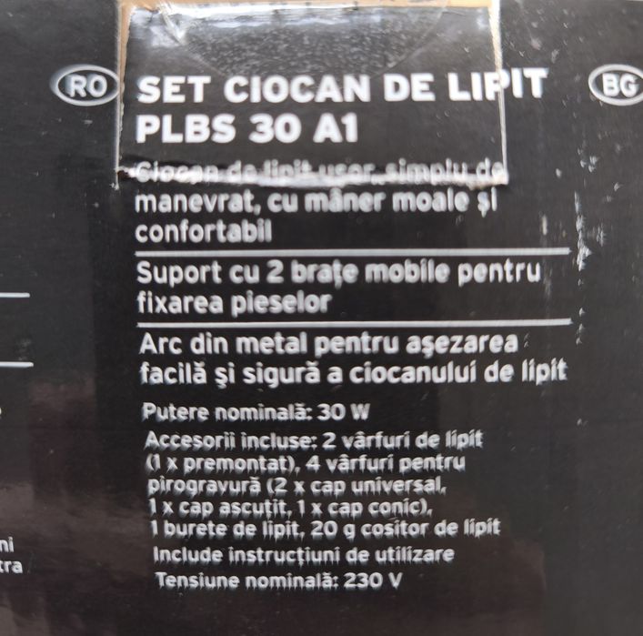 Set ciocan de lipit/pirogravat Parkside