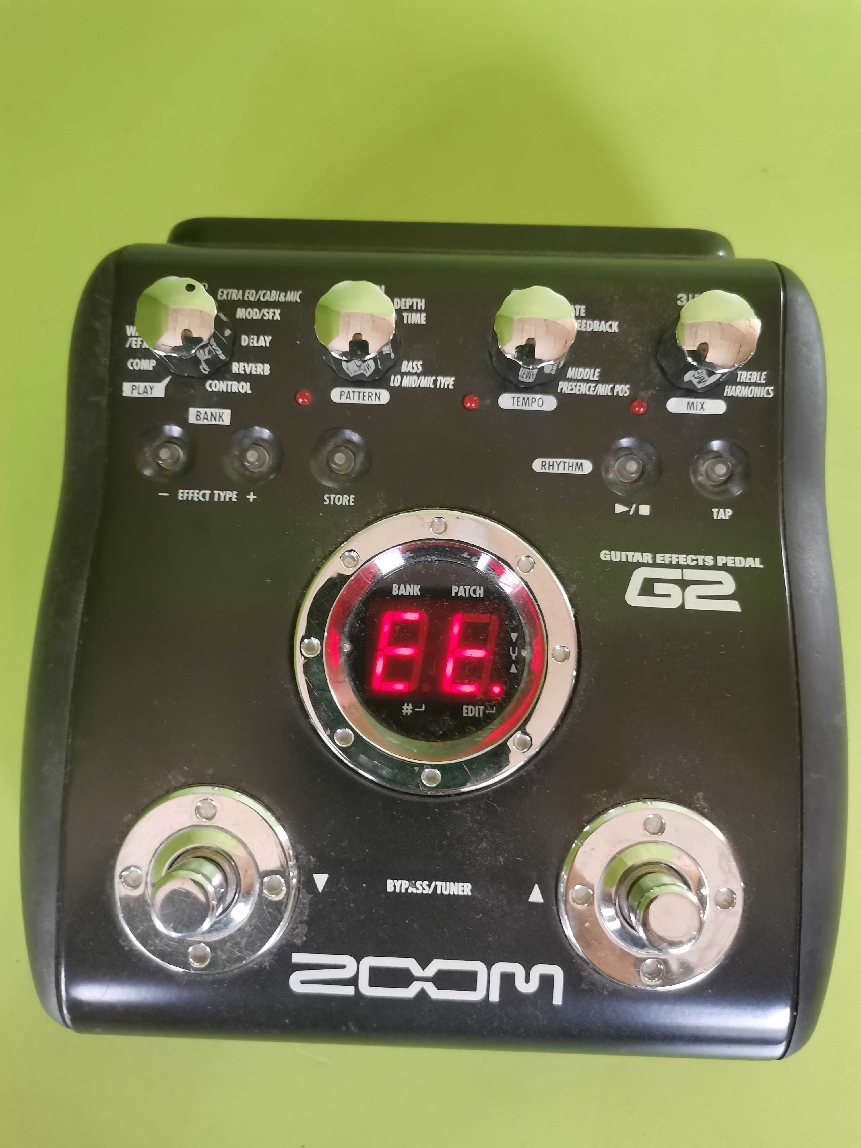 Pedală, efect, procesor de chitară ZOOM g2