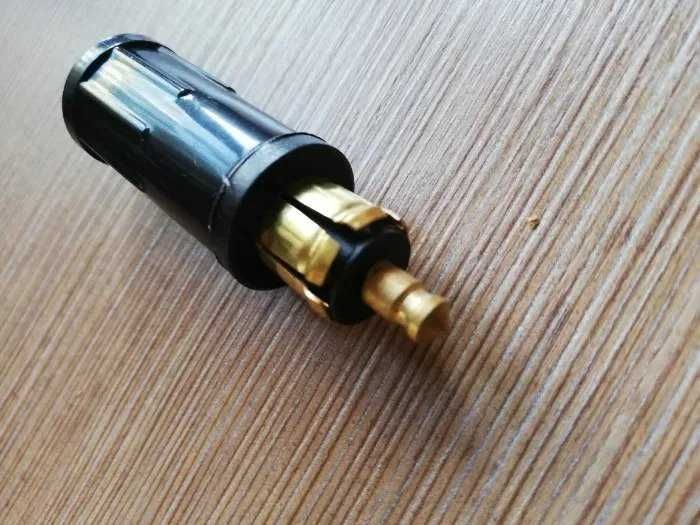 Adaptor priza mufa bricheta 12V 24V Germania motocicleta DIN HELLA