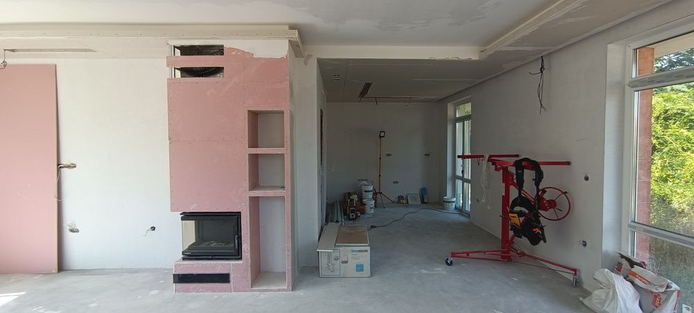 Облицовка на камини, стълбища