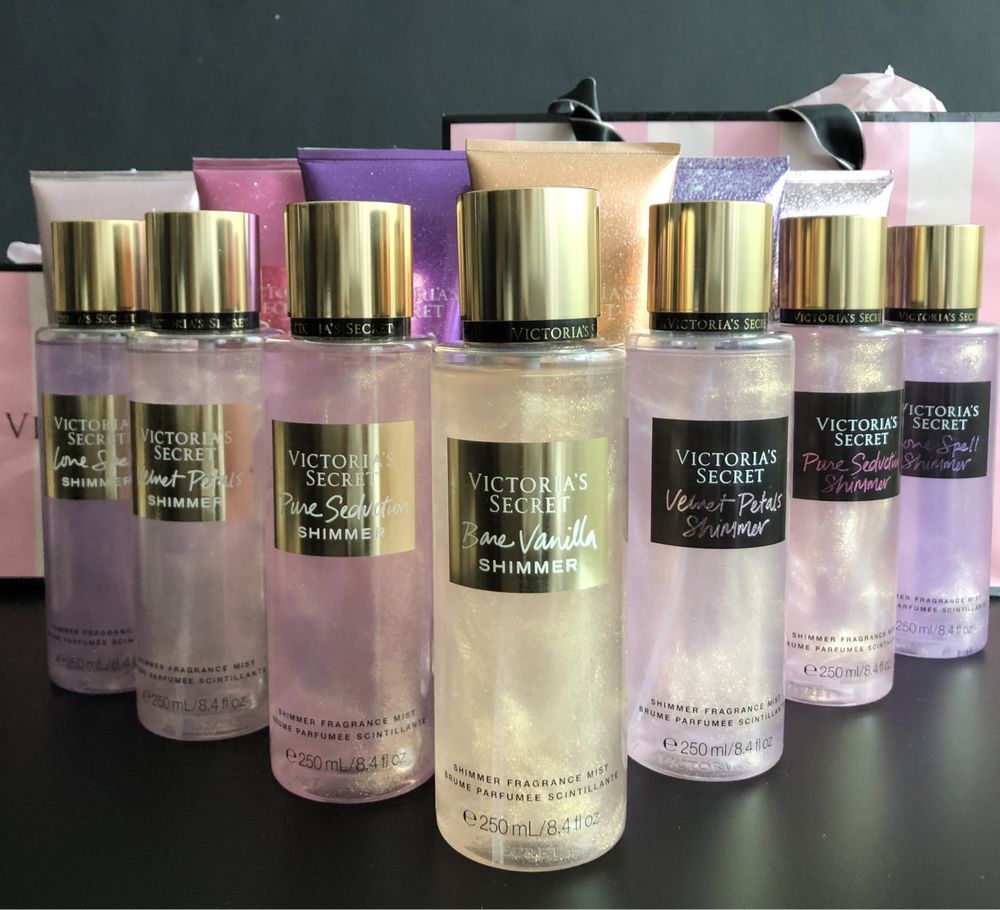 Victoria’s Secret, Bare Vanilla Shimmer, спрей с блестящи частици