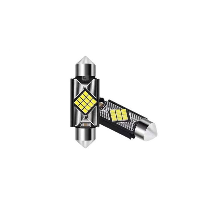 Led canbus крушки 2 броя 2016 12smd ultrabright festoon c5w c10w ...