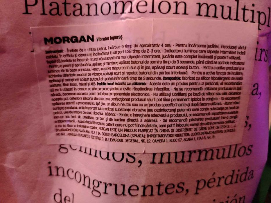 Vibrator  Platanomelon Morgan Rosa