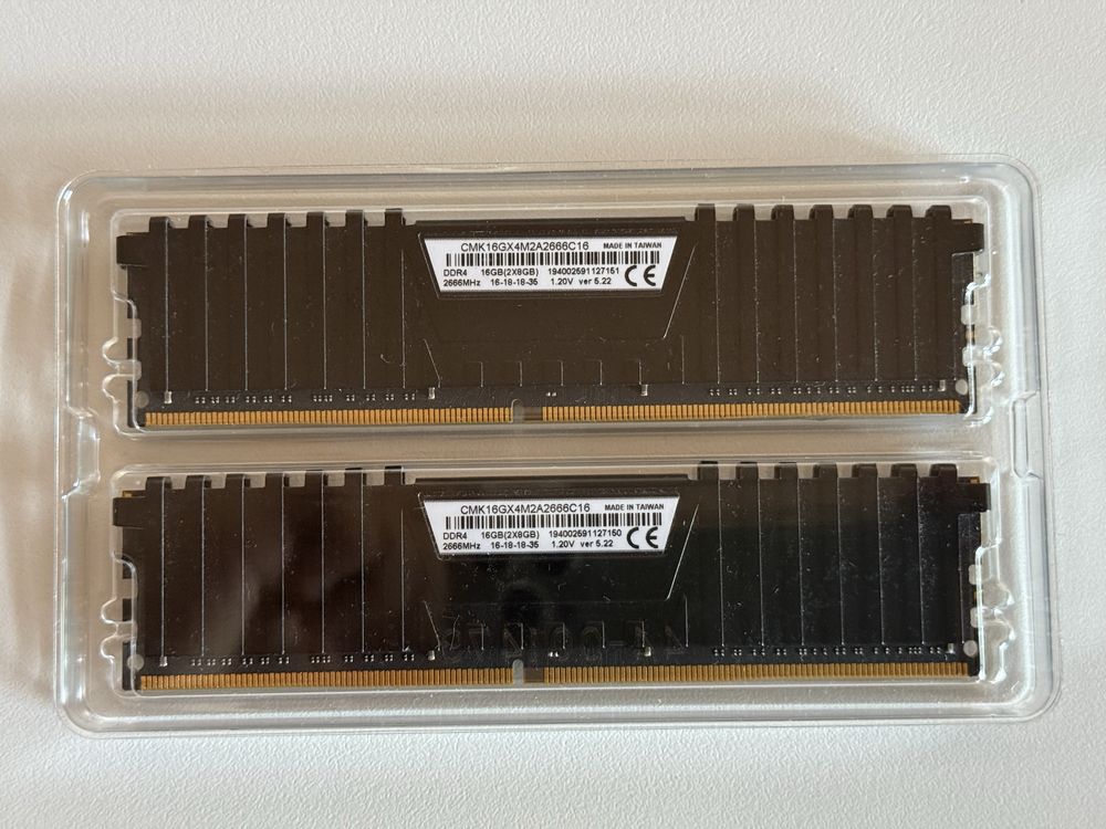 DDR4, 2x8GB - 16GB, 2666MHz