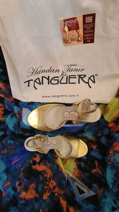 Sandale de dans Tanguera, nr 38, noi