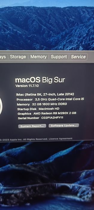 iMac 27 inch 32ram 5k retina display