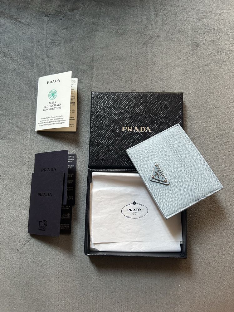 Prada Saffiano Leather card holder