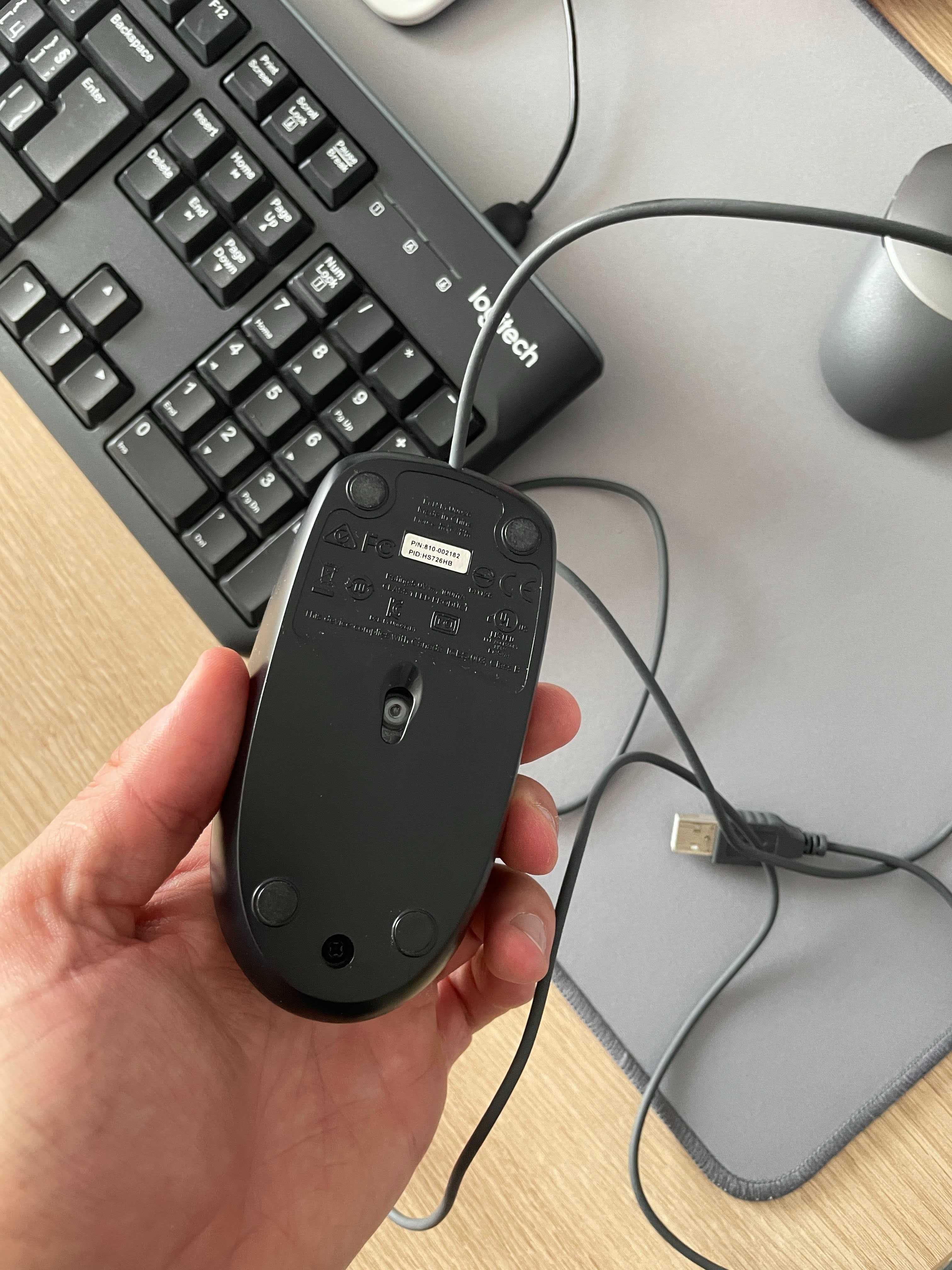 Клавиатура + мишка - Комплект Logitech MK120