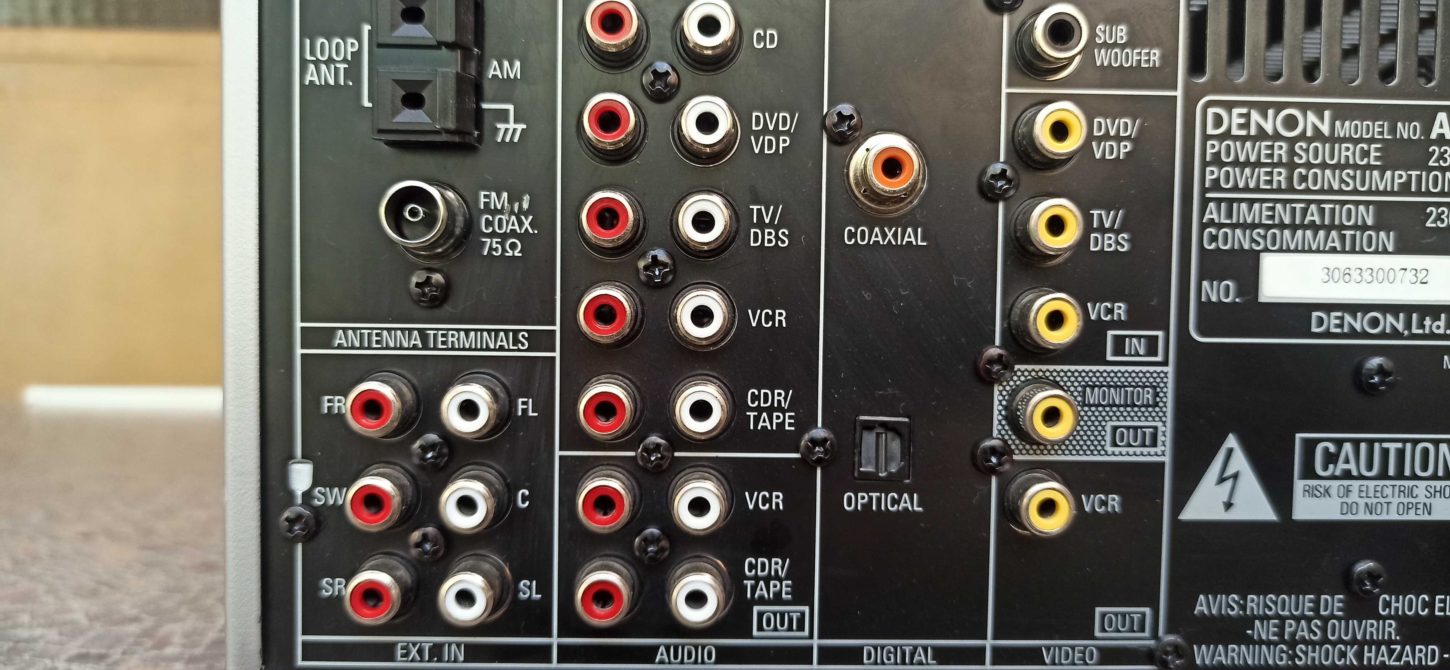 Denon AVR-1404 5.1 канала с дистанционно