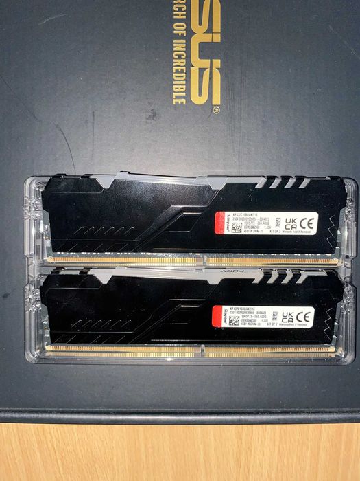 Memorie Kingston Fury Beast RGB, 16GB DDR4, Dual Channel