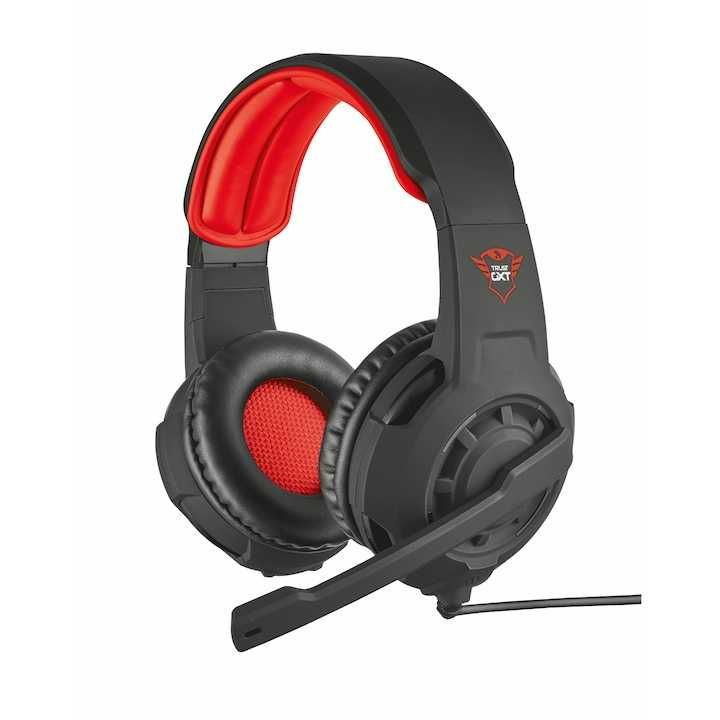 Casti Gaming Trust GXT 310, Negru/Rosu, foarte putin folosite, ca noi!