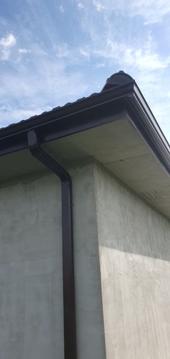 Jgheaburi dintr-o bucata și burlane din aluminiu Jgheaburi 150mm