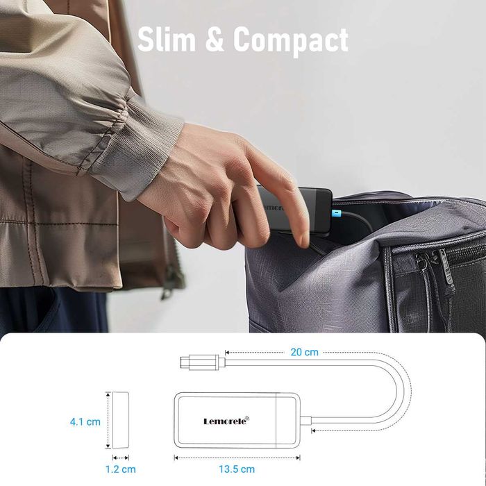 Docking Station USB Type C HDMI 4K, USB 3.0, PD 100W