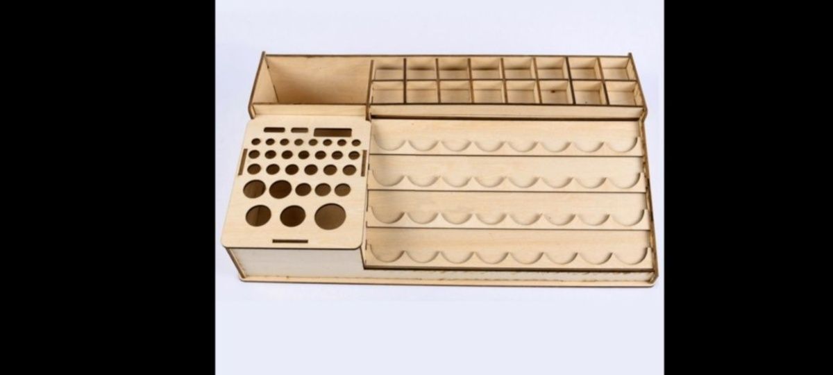 Organizator sticle cu vopsea pigmentara