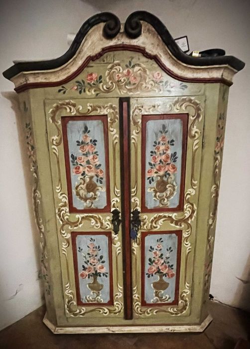 Dulap antic pictat, Germania cca. 1860