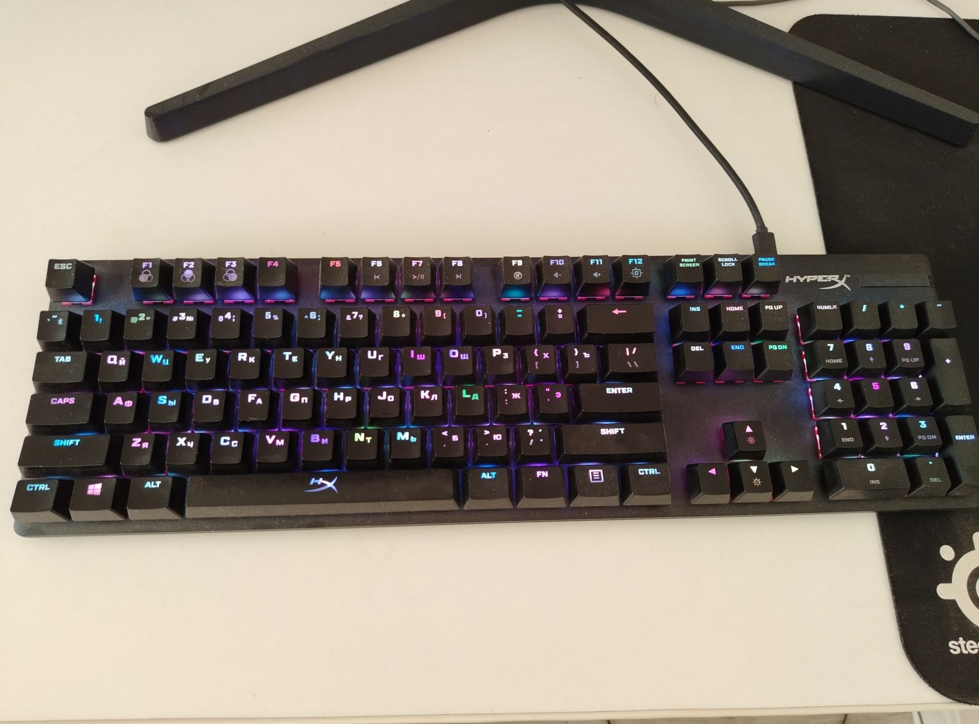 Игровая профессиональная клавиатура HyperX Alloy Origins Red Switch