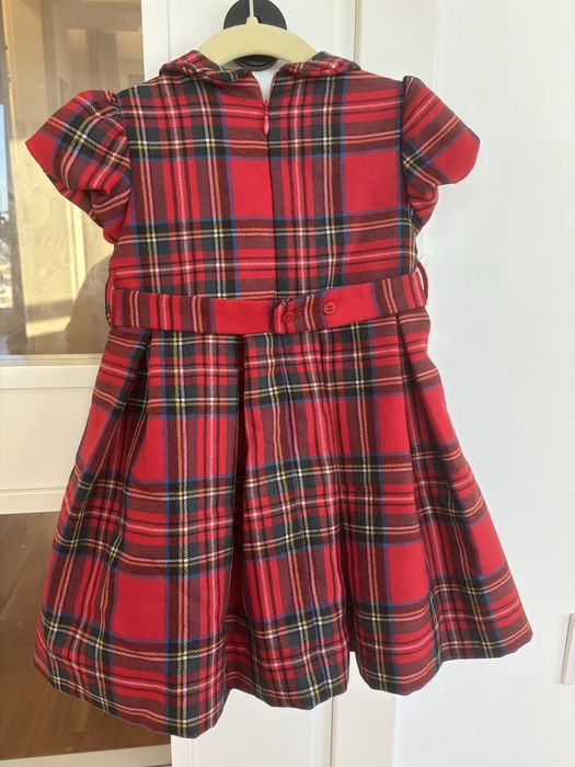 Официална коледна рокличка 18м