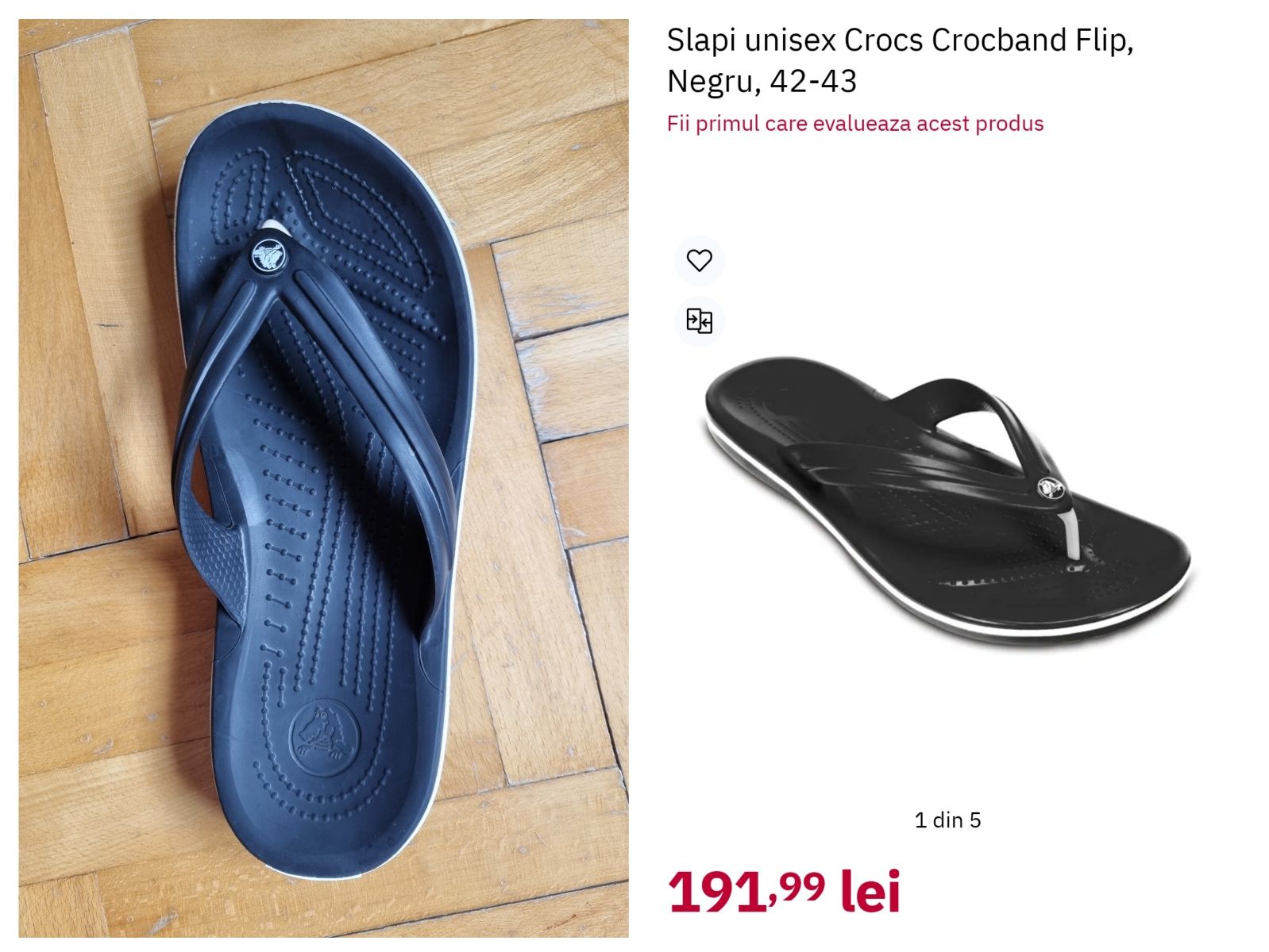 Slapi unisex Crocs Crocband Flip, Flip Flop - 39-40