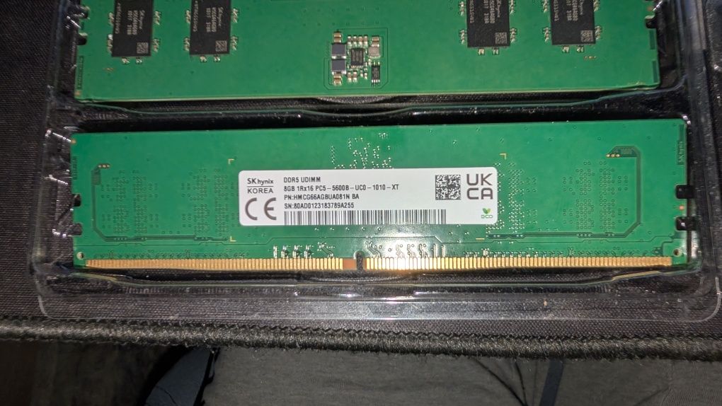 Memorie ddr5 și hynix udimmm statie grafica