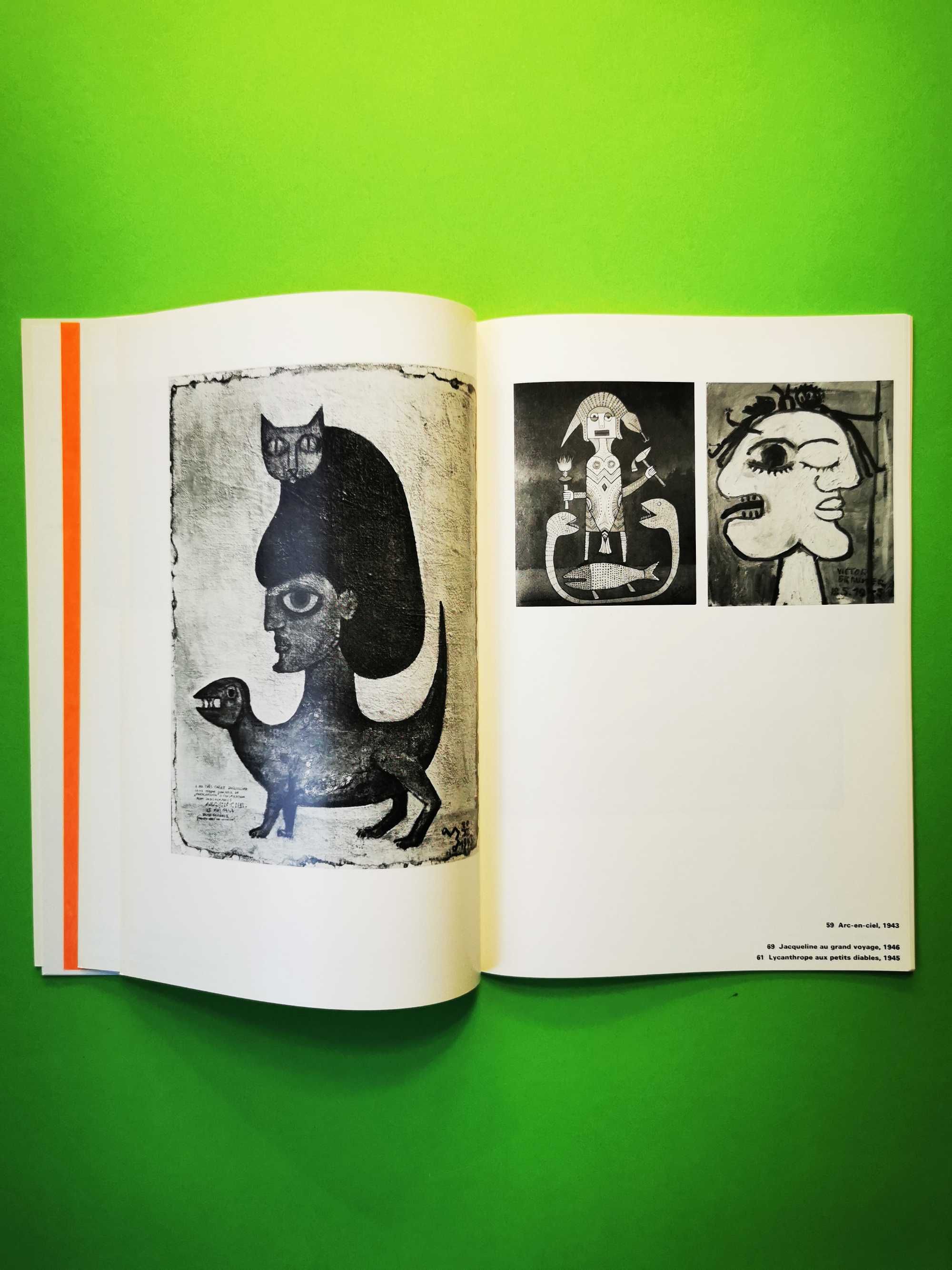 Victor Brauner catalog album carte expozitie arta Stedelijk Muzeu 1965