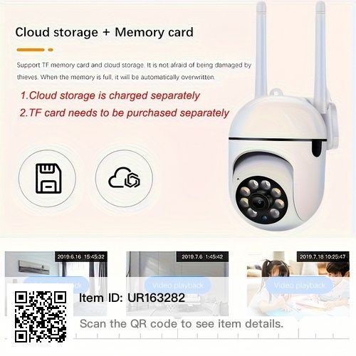 Camera supraveghere IP Wireless PTZ AI Cloud MicroSD exterior Tehural