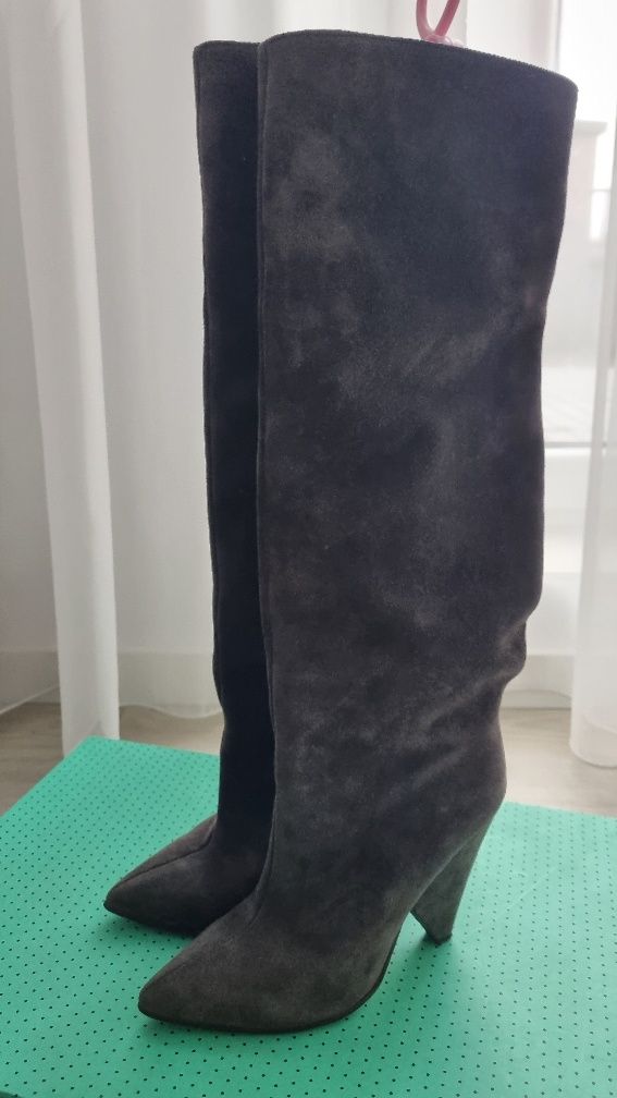 Cizme lungi din piele Mamzelle 35