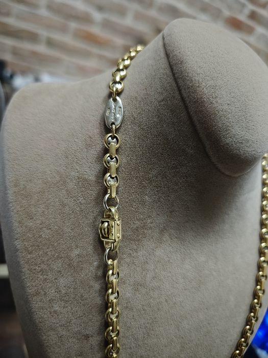 Lanț bărbatesc aur 18k 45.47gr (r)