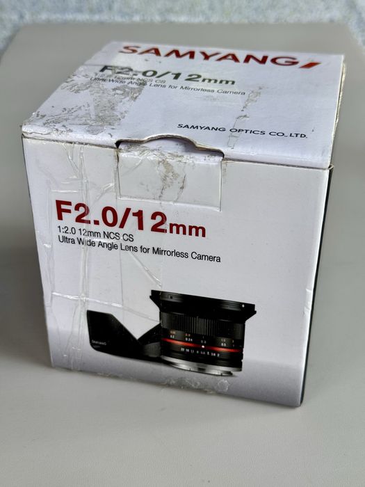 Obiectiv Fujifilm Samyang 12mm f/2.0 NCS CS