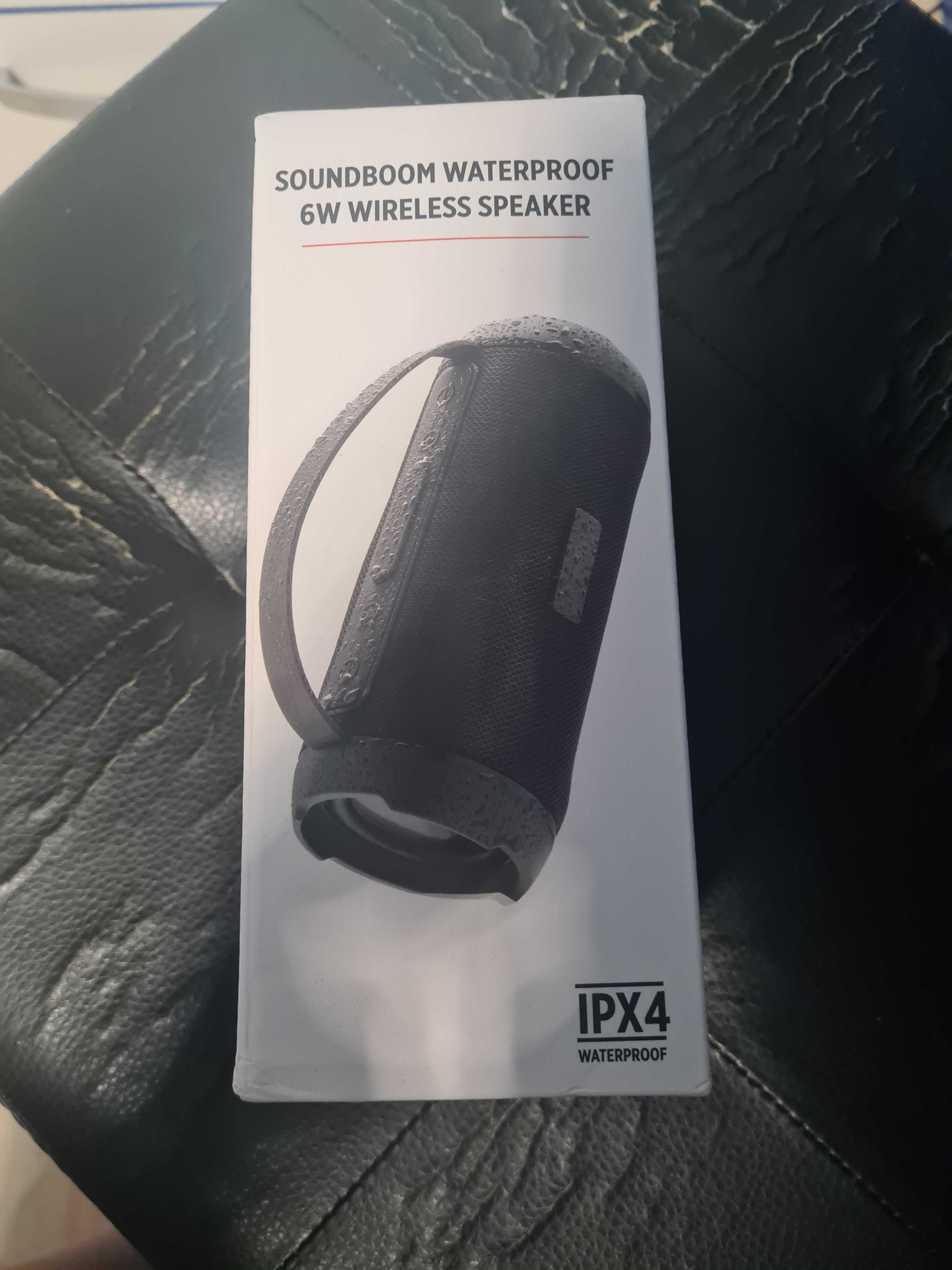 Boxa Soundboom waterproof 6W wireless speaker noua cutia nedesfacuta